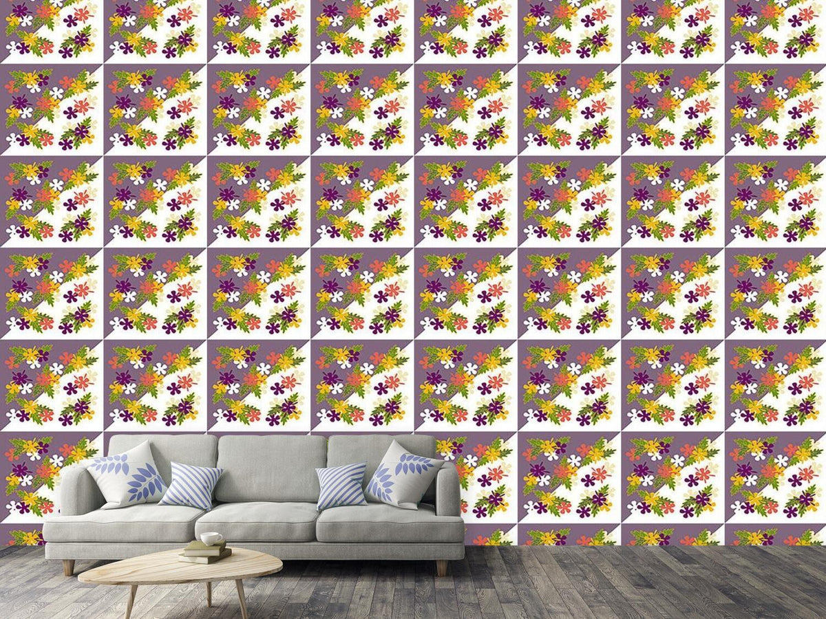 patterned-wallpaper-flowers-on-lilaq