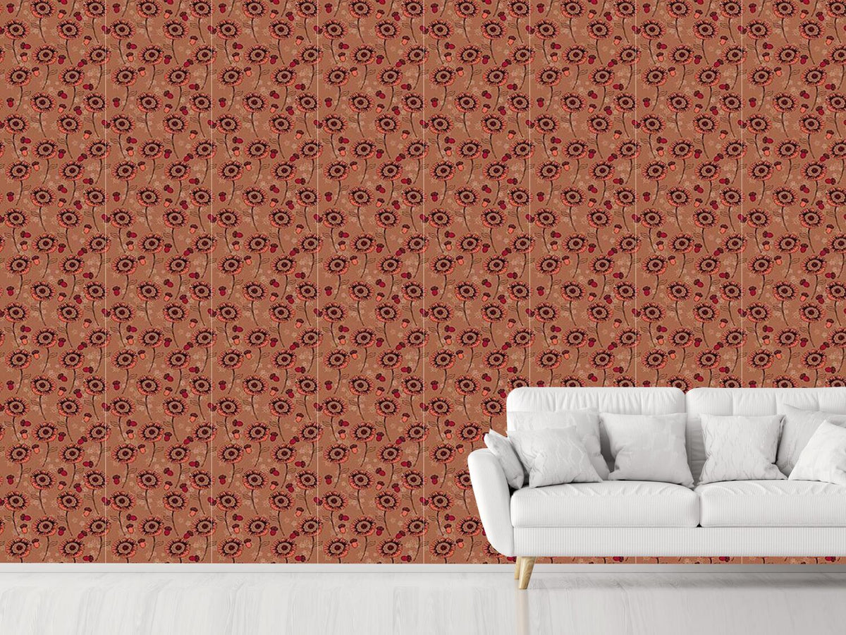 patterned-wallpaper-boheme-fantasyflowers-brown