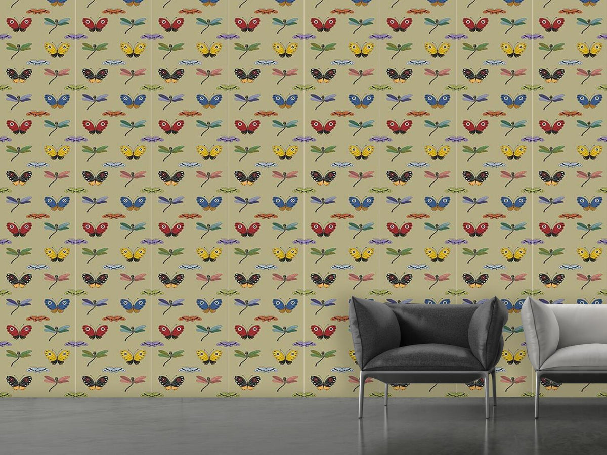 patterned-wallpaper-dragonfly-magic