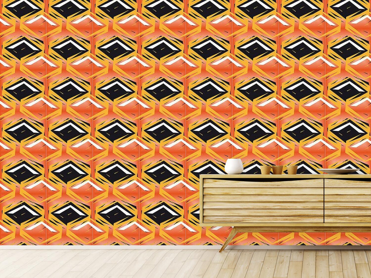 patterned-wallpaper-rhombus-in-combat