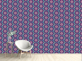 patterned-wallpaper-floral-gear-circles