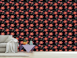 patterned-wallpaper-black-clematis