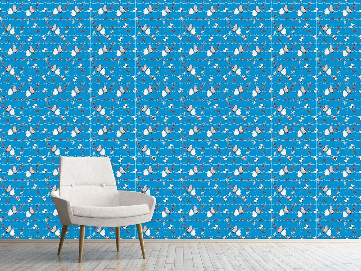 patterned-wallpaper-lovebirds-blue