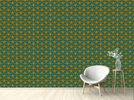 patterned-wallpaper-cinderella-green