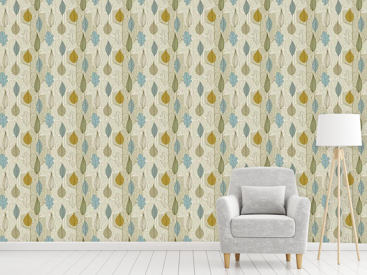 patterned-wallpaper-trees-and-leaves