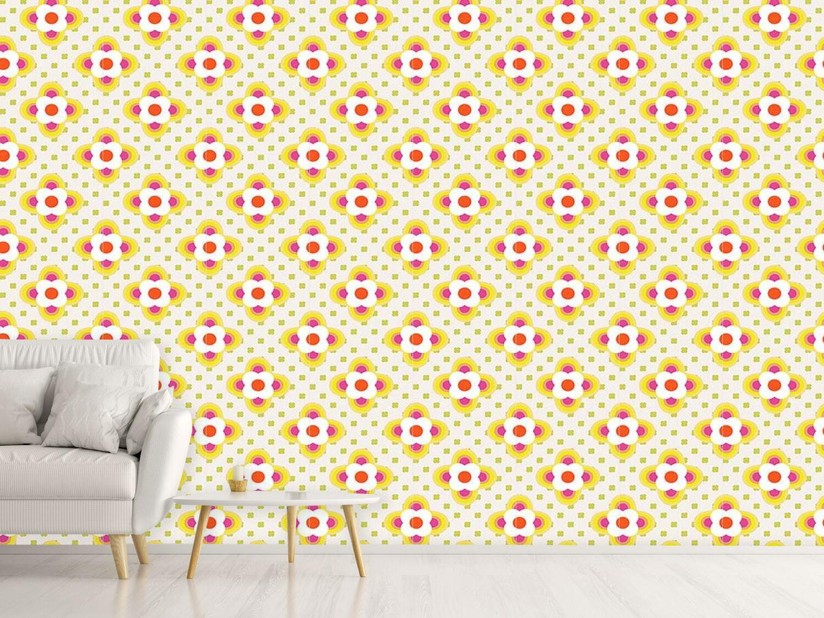 patterned-wallpaper-flower-parade