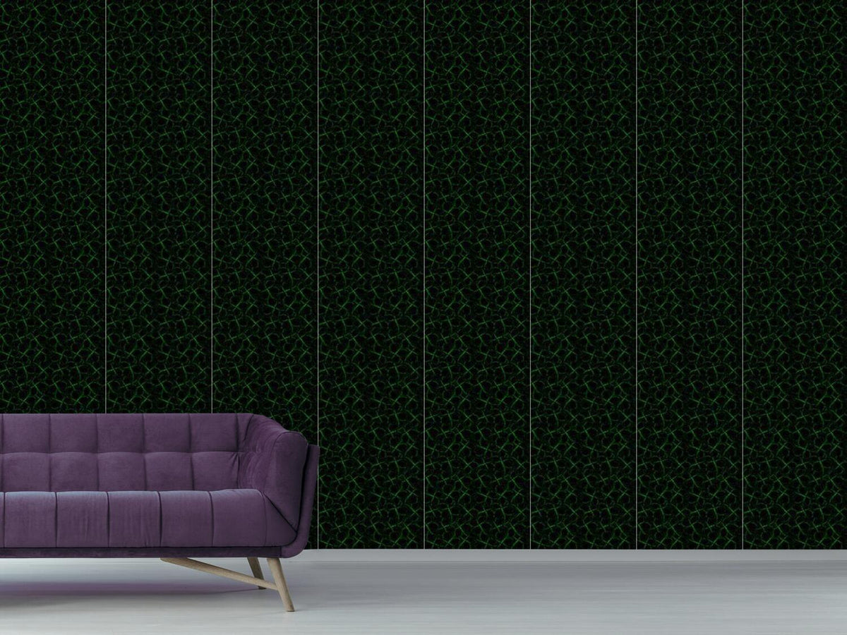 patterned-wallpaper-shamrock-silhouettes