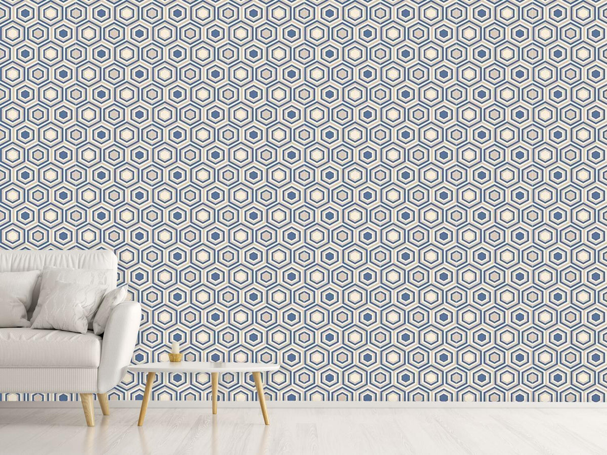 patterned-wallpaper-soft-hexagon