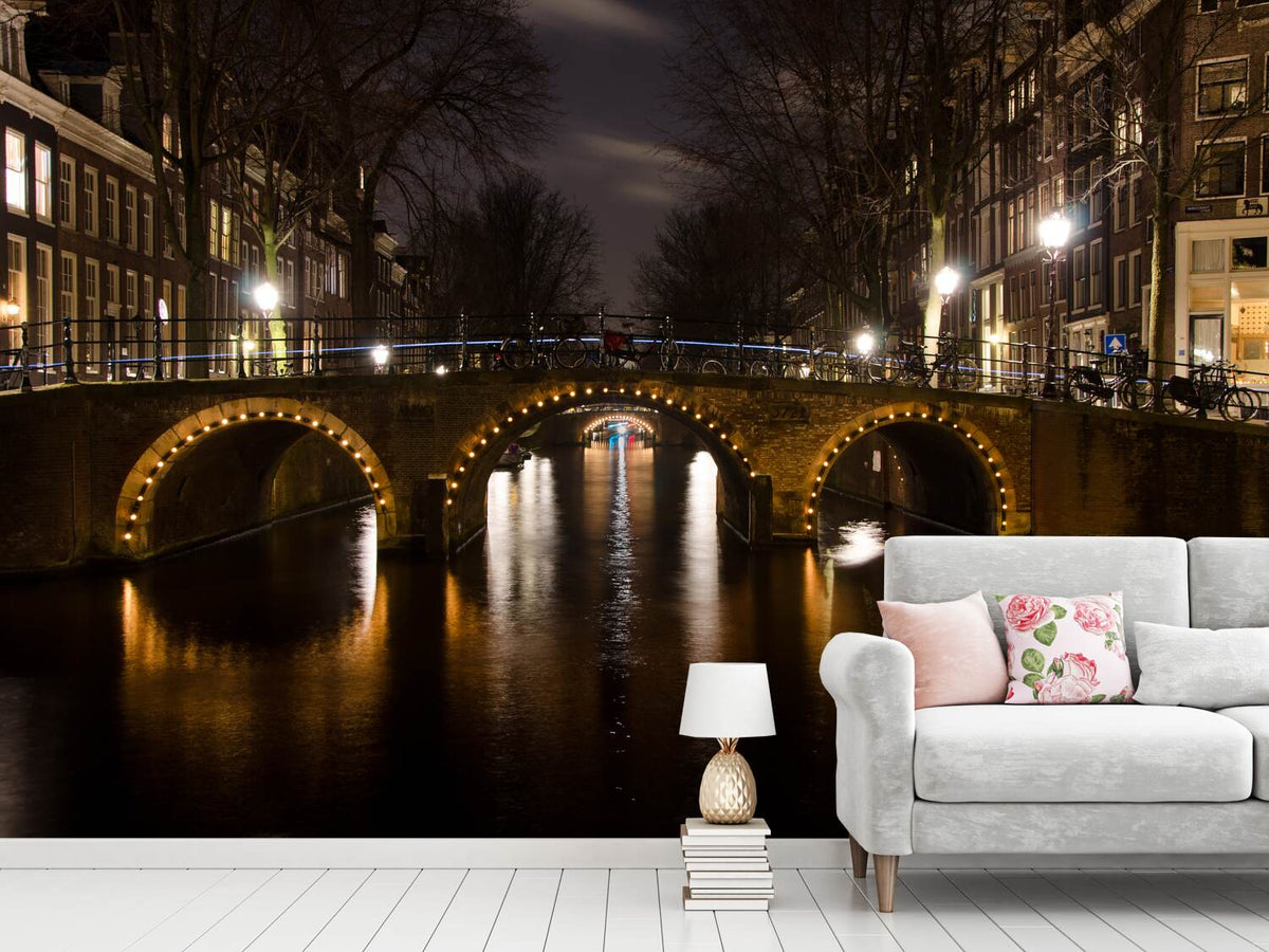 photo-wallpaper-at-night-in-amsterdam