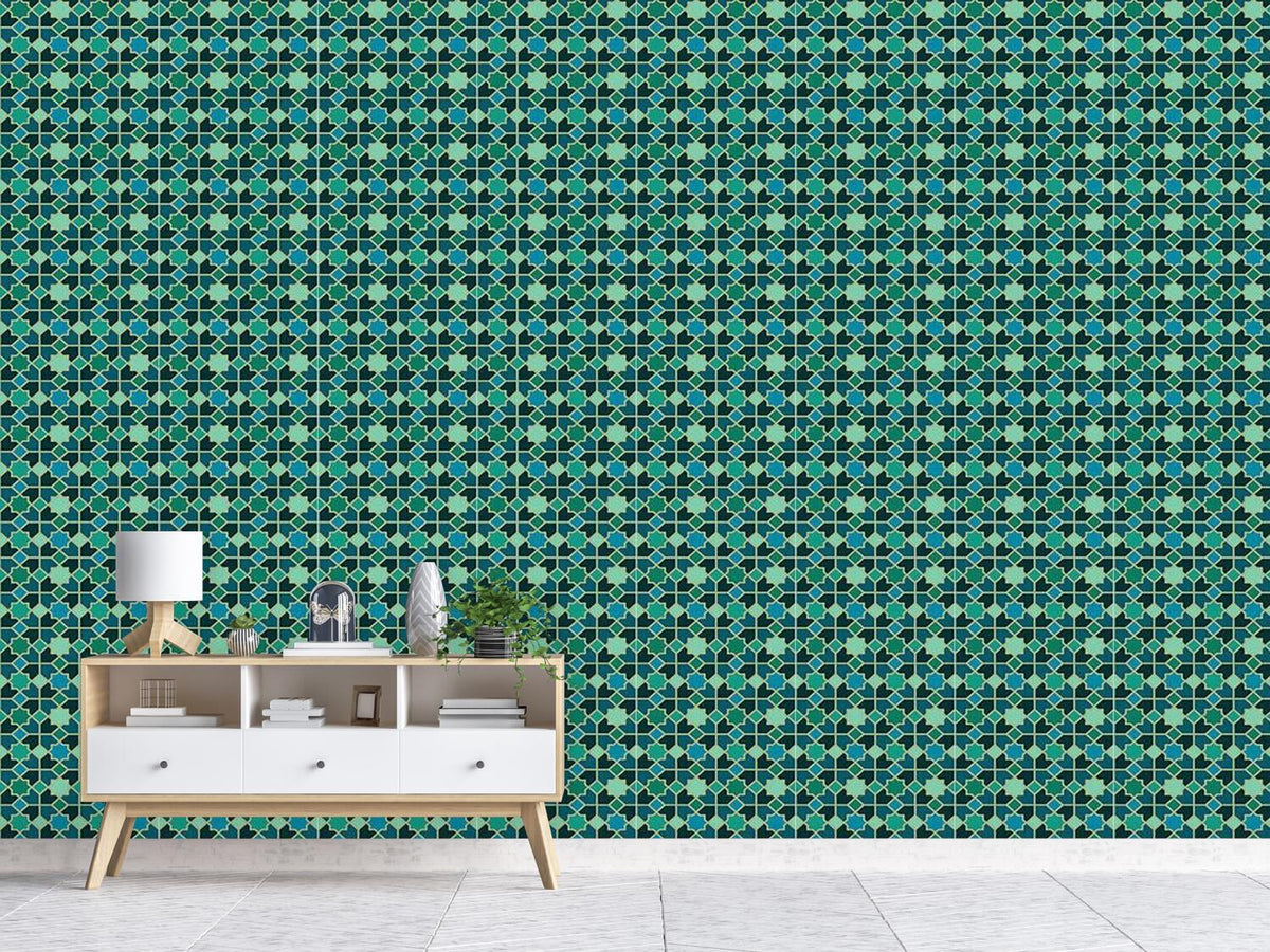 patterned-wallpaper-morocco-teal