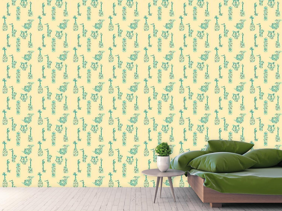 patterned-wallpaper-music