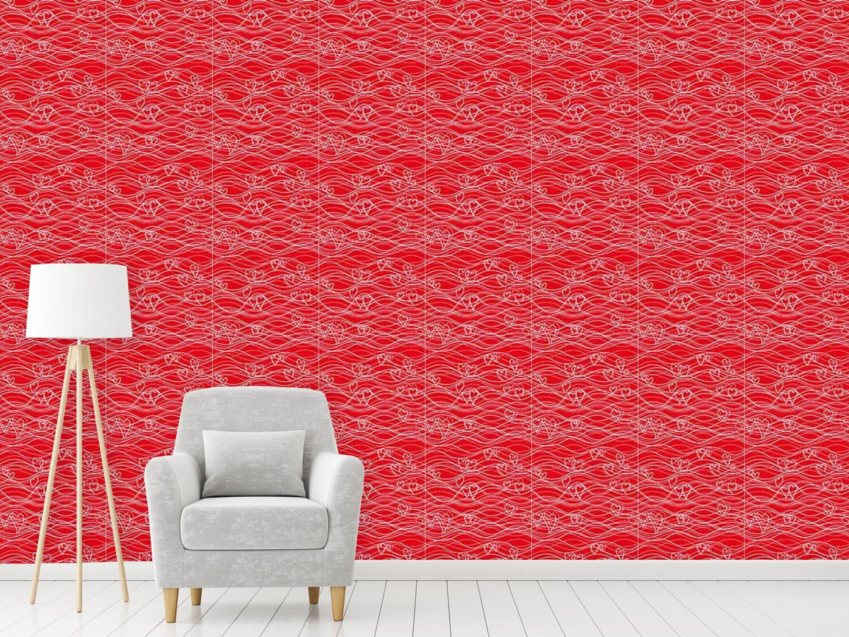 patterned-wallpaper-wavelengths-red-white