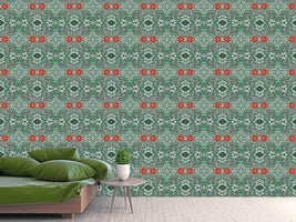 patterned-wallpaper-red-accents