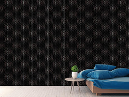 patterned-wallpaper-raindrops-black