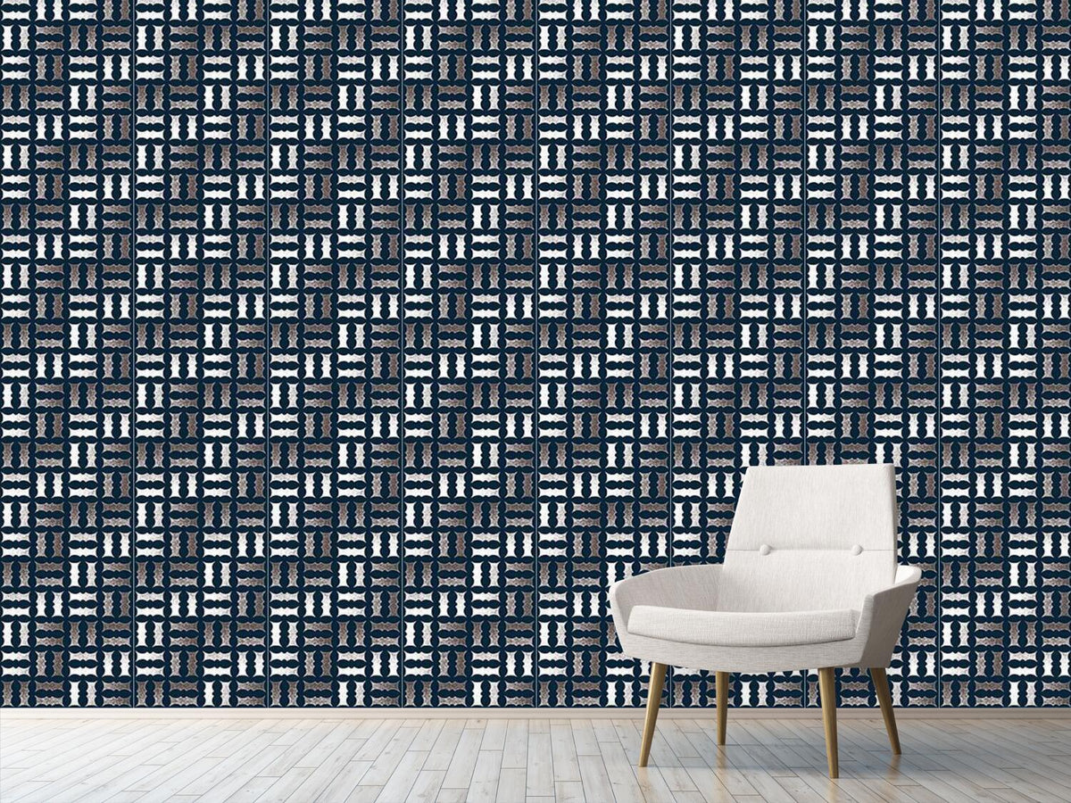 patterned-wallpaper-pointilized-weave