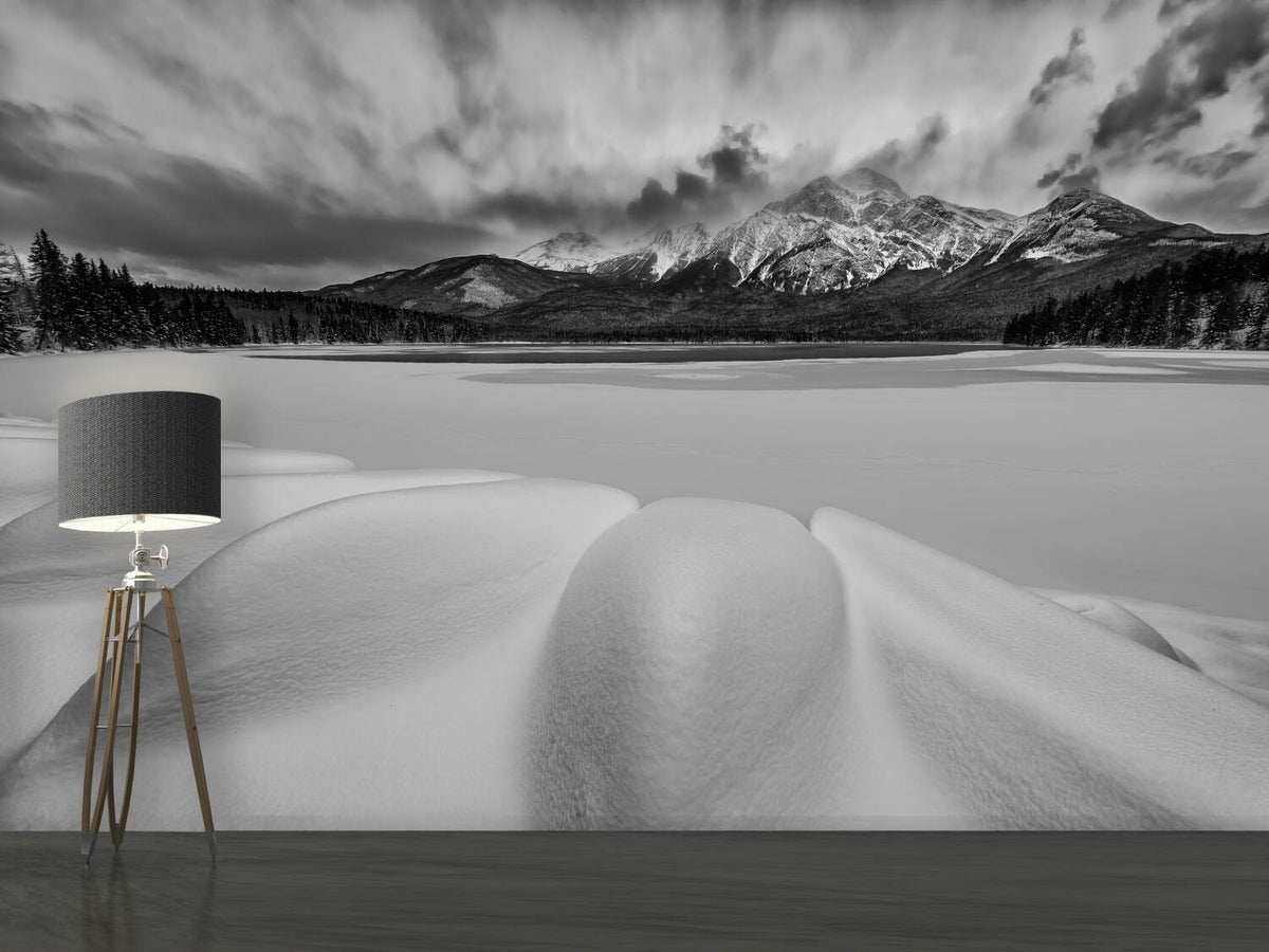 photo-wallpaper-pyramid-lake-in-winter