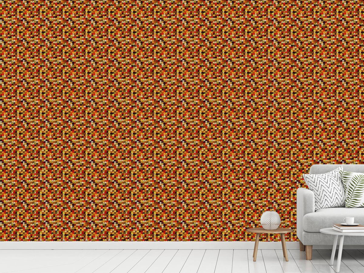 patterned-wallpaper-retro-puzzle