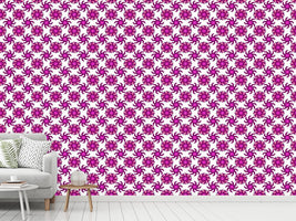 patterned-wallpaper-geometric-flower-magic