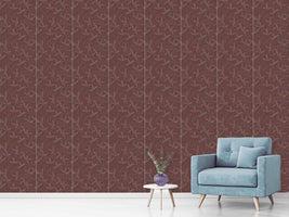 patterned-wallpaper-petal-silhouettes