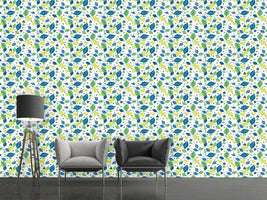 patterned-wallpaper-cheerful-leaf-mix