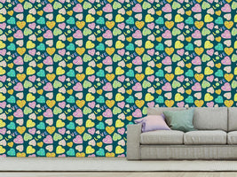 patterned-wallpaper-heart-and-love