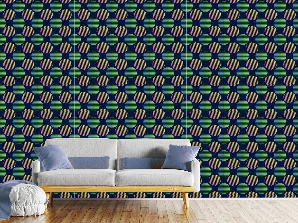 patterned-wallpaper-line-balls-dark