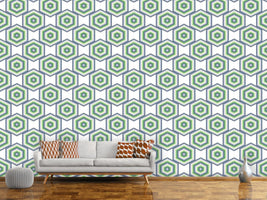 patterned-wallpaper-spring-in-hexagonia