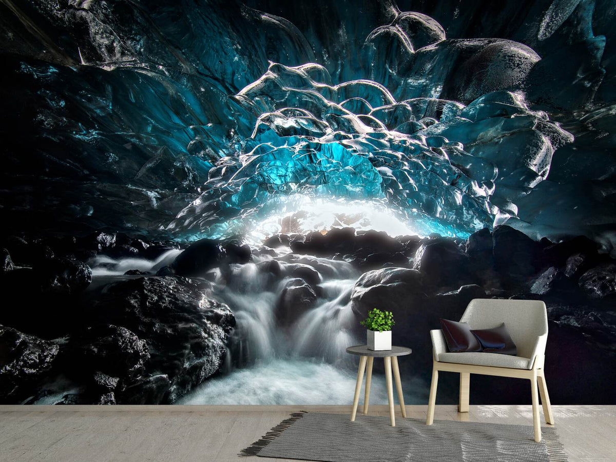 photo-wallpaper-blue-glacier-cave