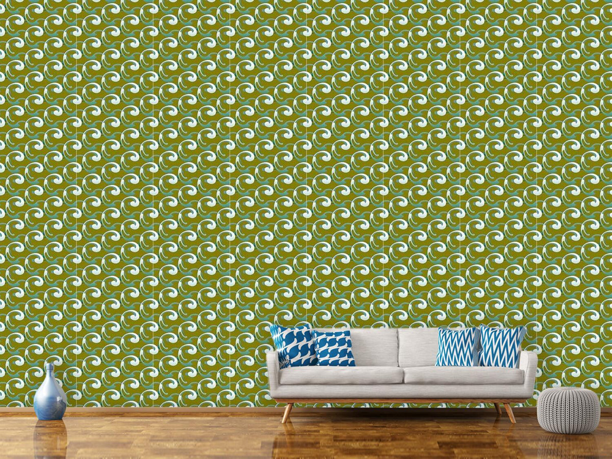 patterned-wallpaper-volutes-waves