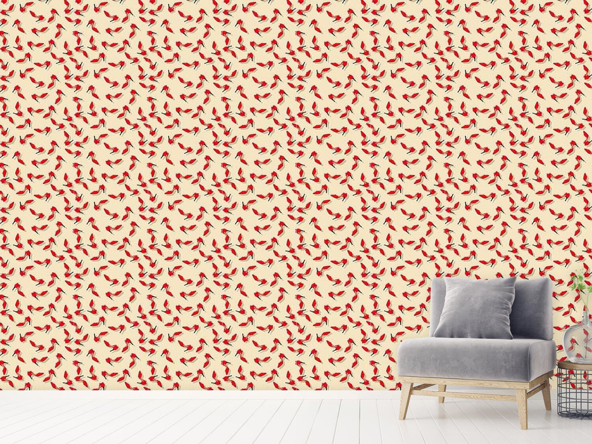 patterned-wallpaper-the-red-shoes