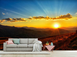 photo-wallpaper-sunset-in-the-world-of-mountains