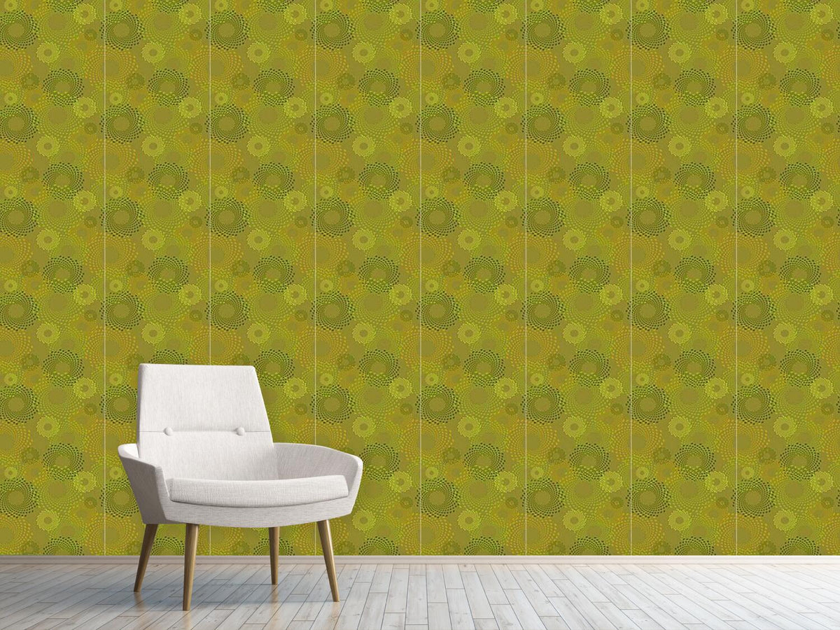 patterned-wallpaper-straw-circles