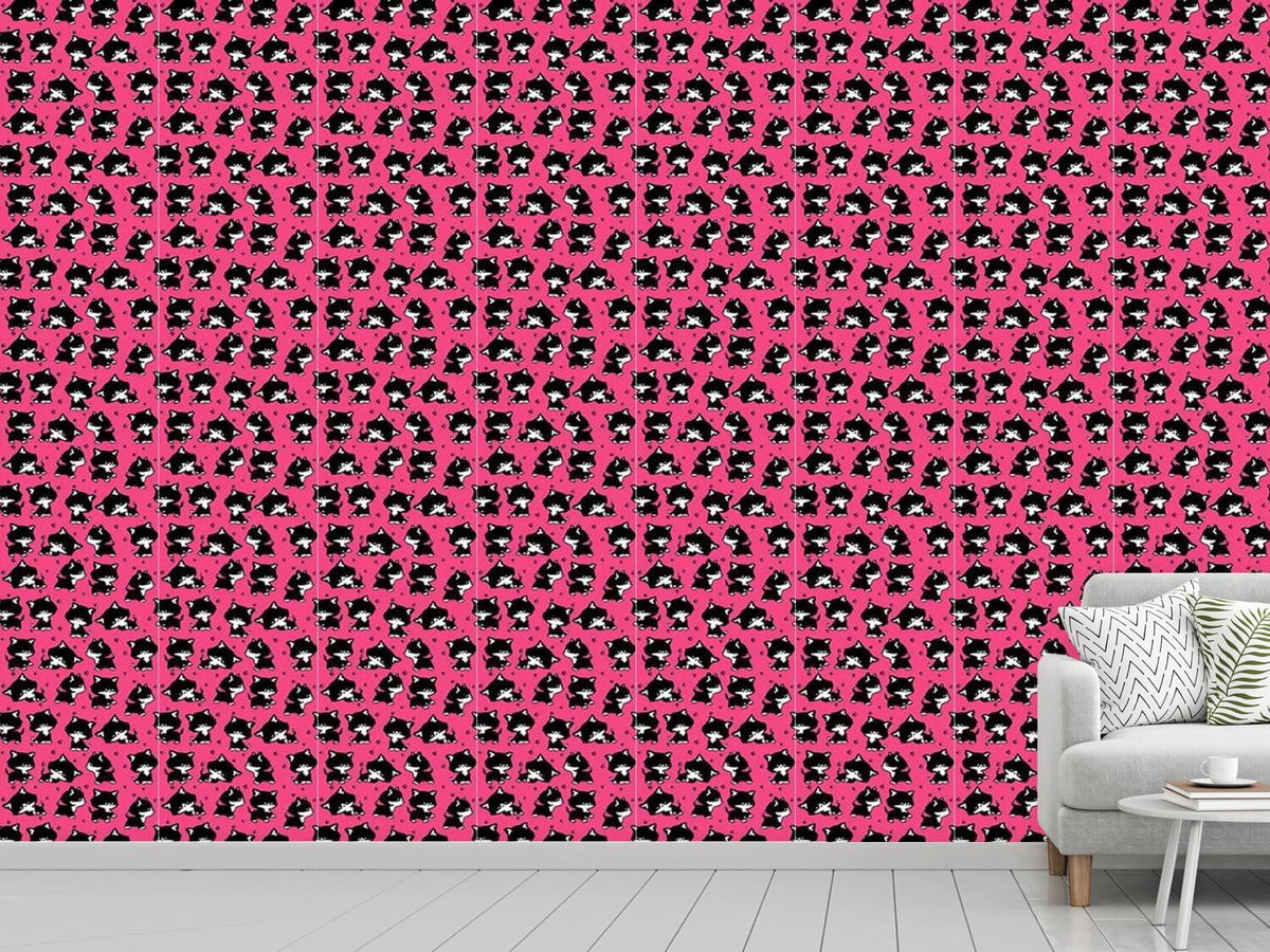 patterned-wallpaper-cute-kitten