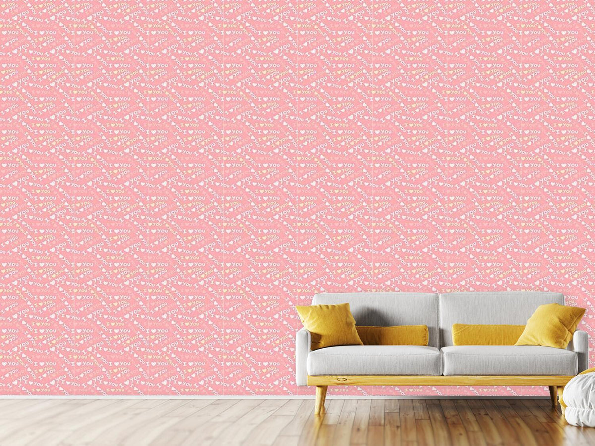 patterned-wallpaper-i-love-you