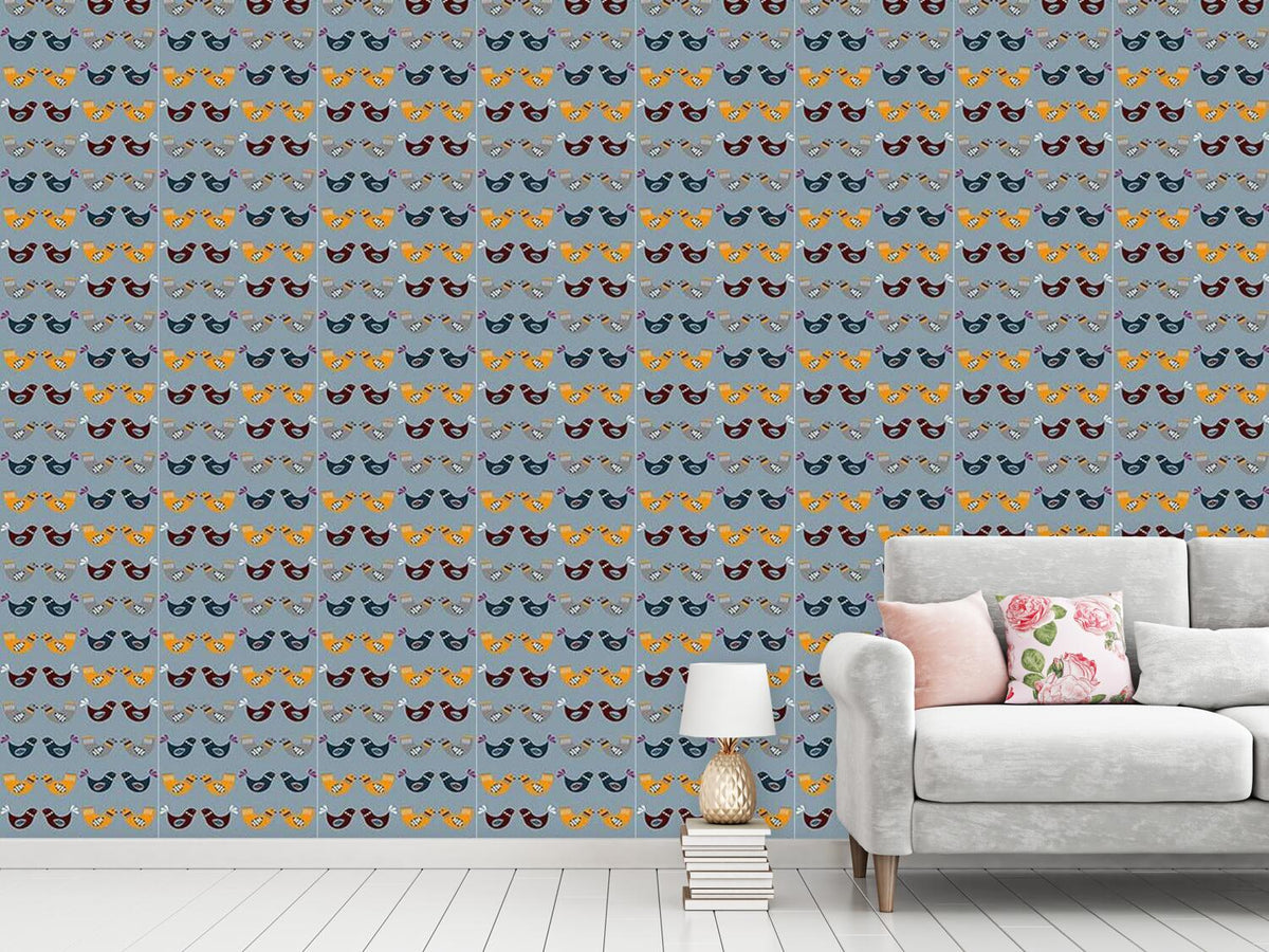 patterned-wallpaper-bird-wedding