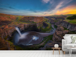 photo-wallpaper-sunset-at-palouse-falls-x