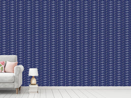 patterned-wallpaper-rhombus-blue