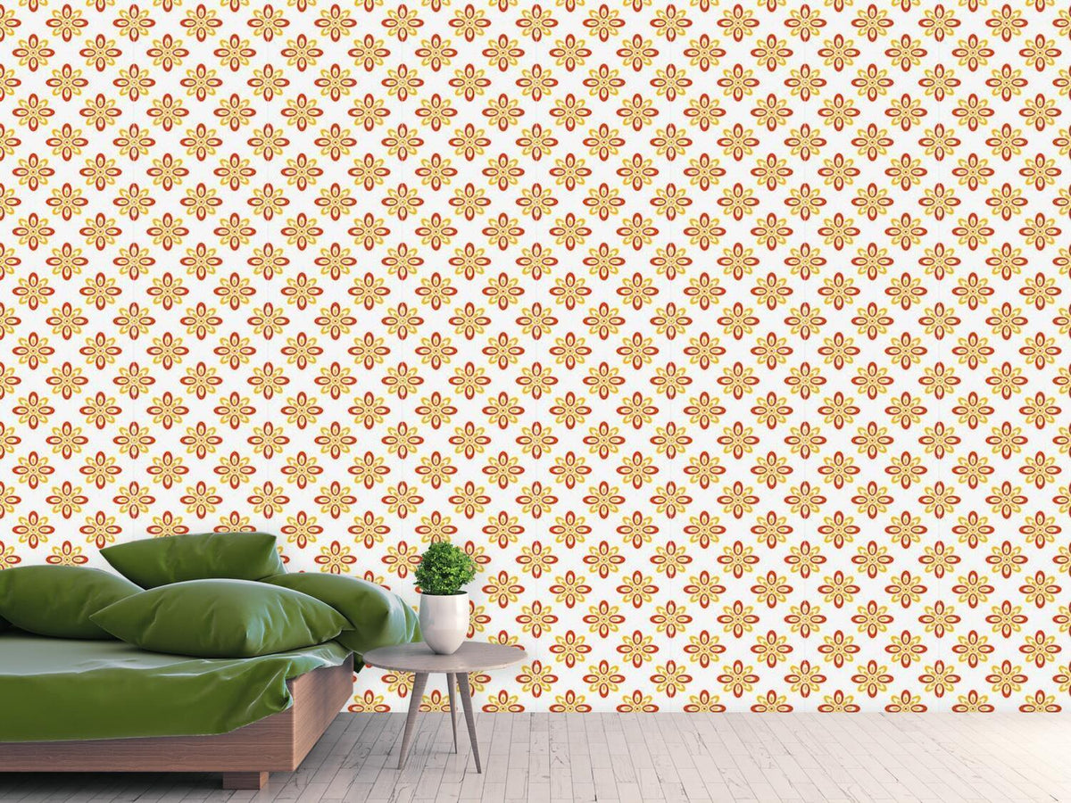 patterned-wallpaper-sun-flowers