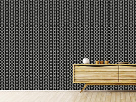 patterned-wallpaper-chained-ovals