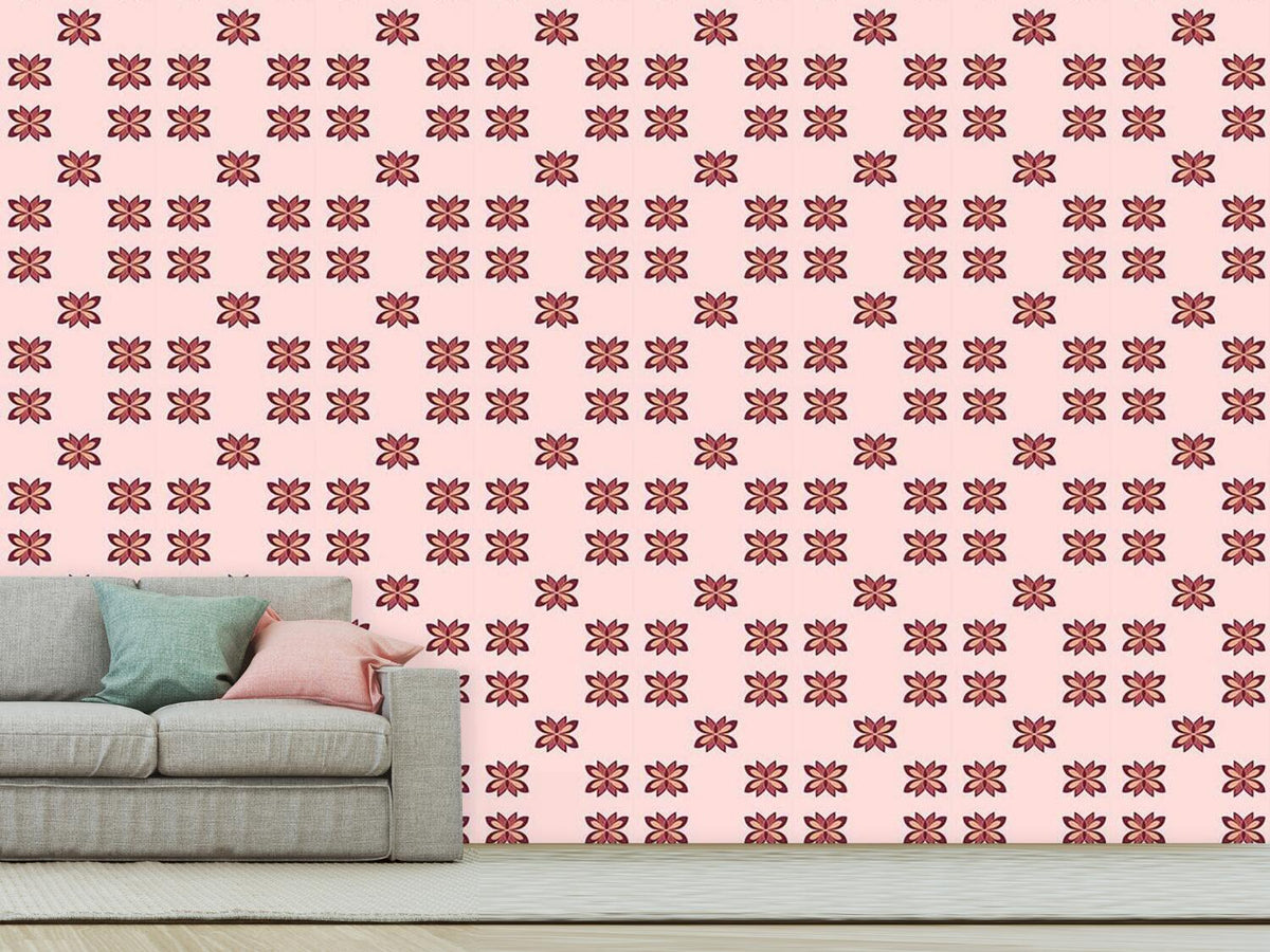 patterned-wallpaper-floral-symmetry