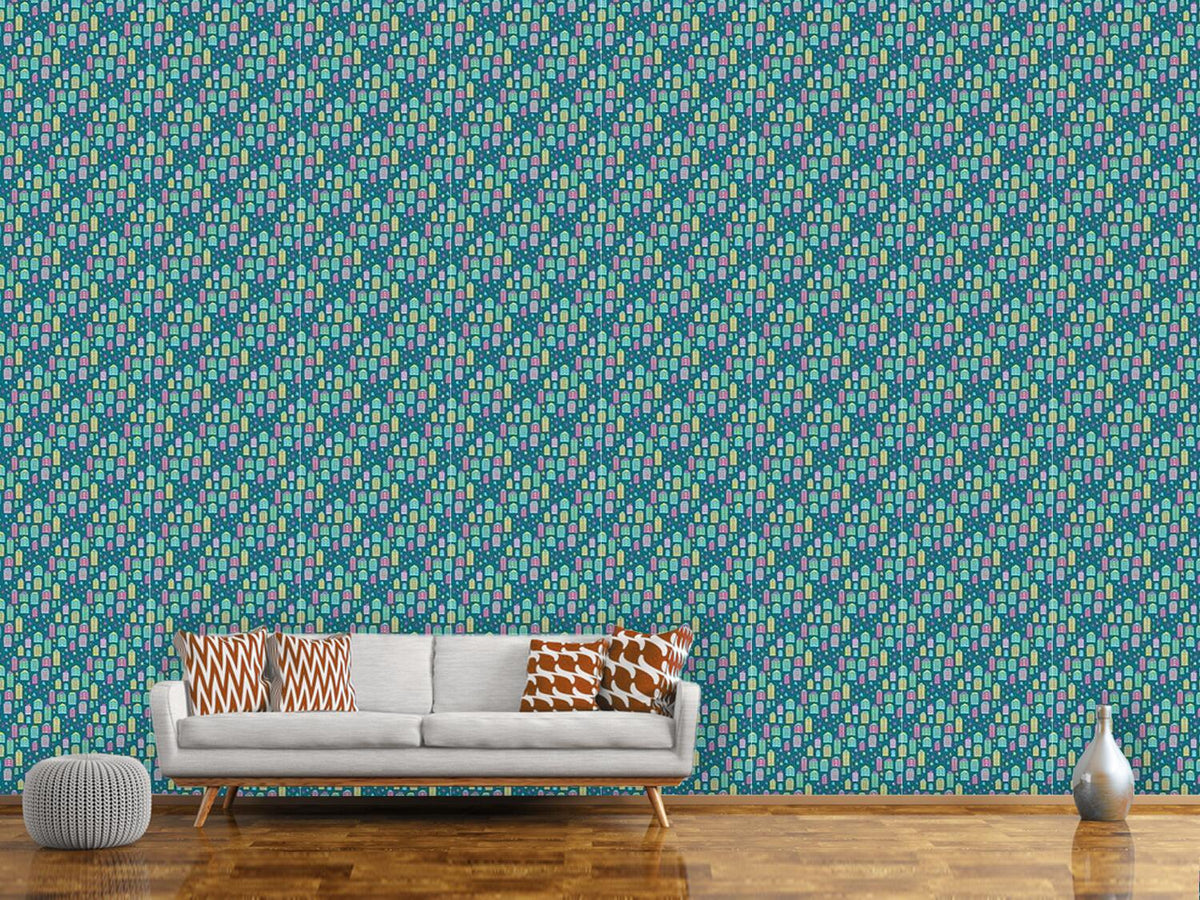 patterned-wallpaper-doodle-city