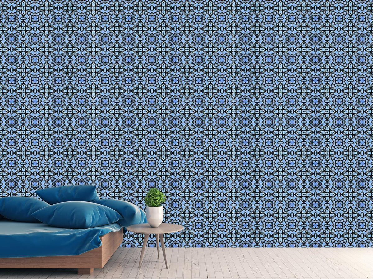 patterned-wallpaper-blue-orient