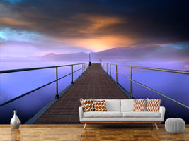 photo-wallpaper-pier-at-sunset-x