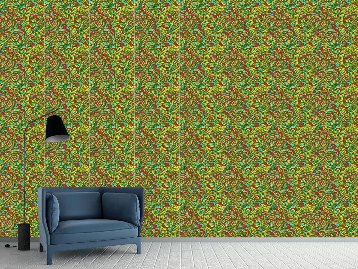 patterned-wallpaper-lucky-dragon-fantasy