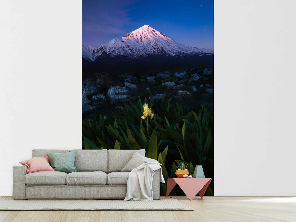 photo-wallpaper-mount-damavand-in-blue-moments