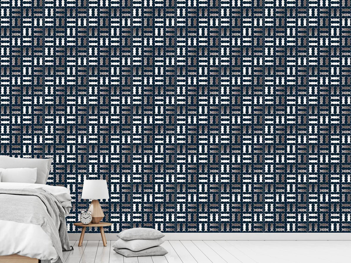 patterned-wallpaper-pointilized-weave