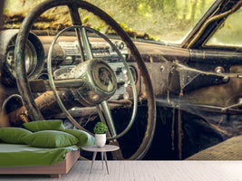 photo-wallpaper-disintegrated-vintage-car