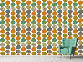 patterned-wallpaper-stone-circles