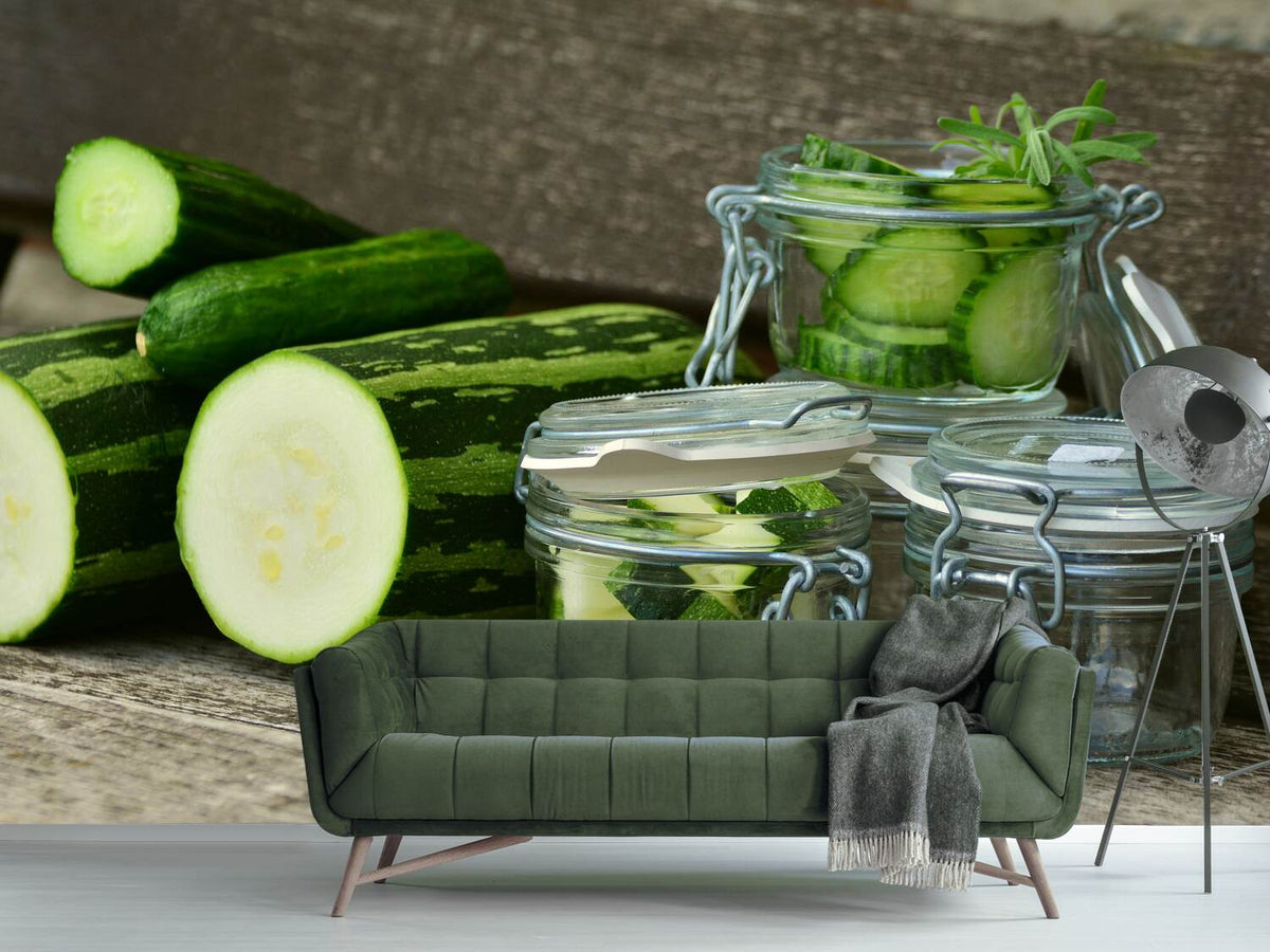 photo-wallpaper-zucchinis-and-cucumbers