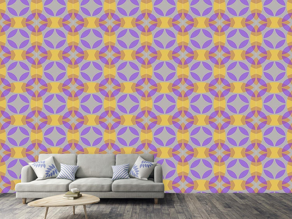 patterned-wallpaper-in-the-centre-of-the-circle